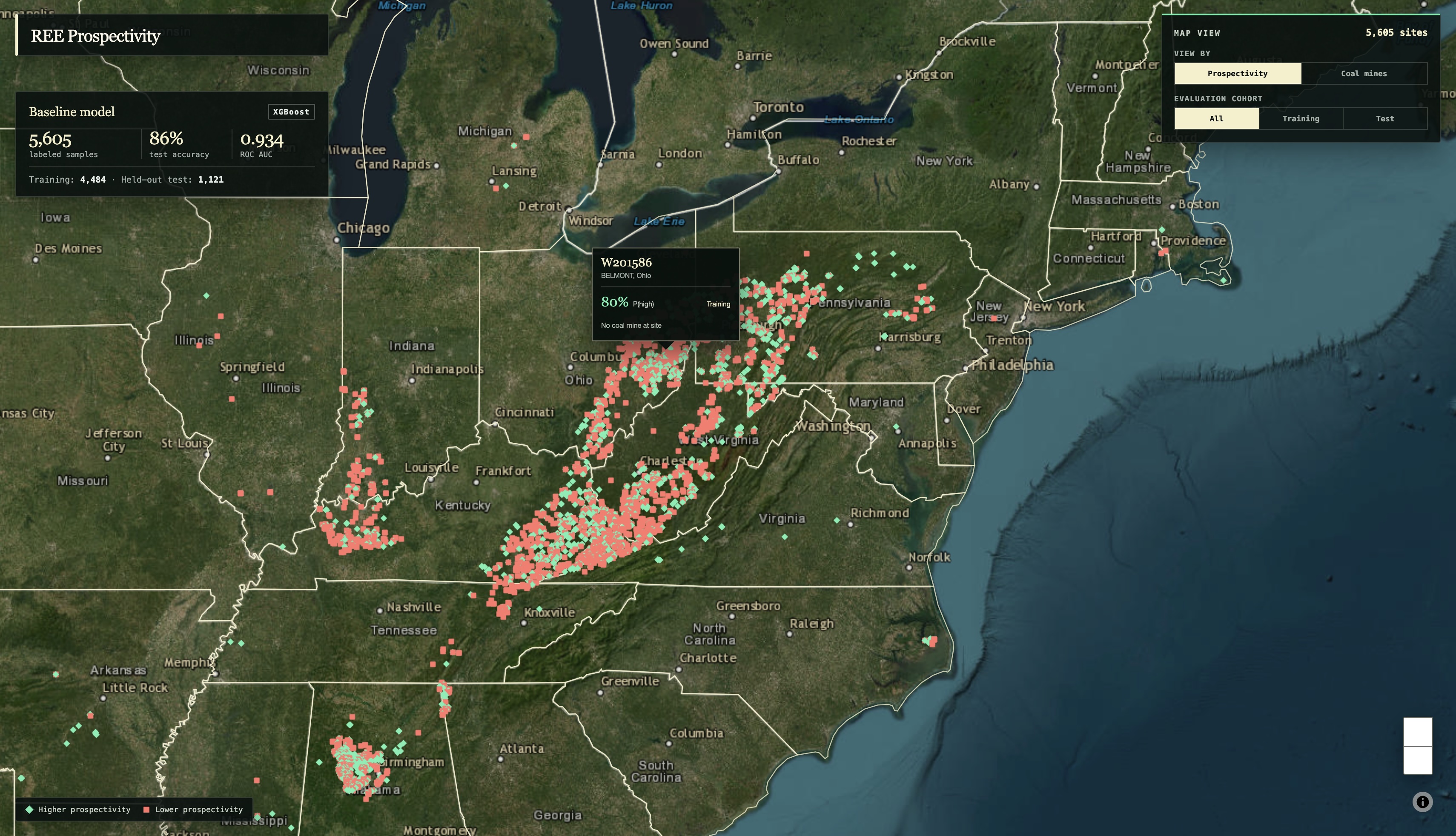 Rare Earth Potential in US Coals
